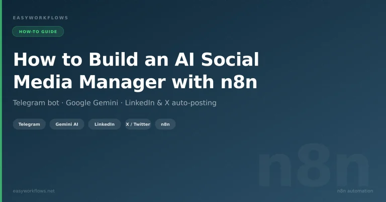 How to Build a Telegram Reminder Bot with n8n