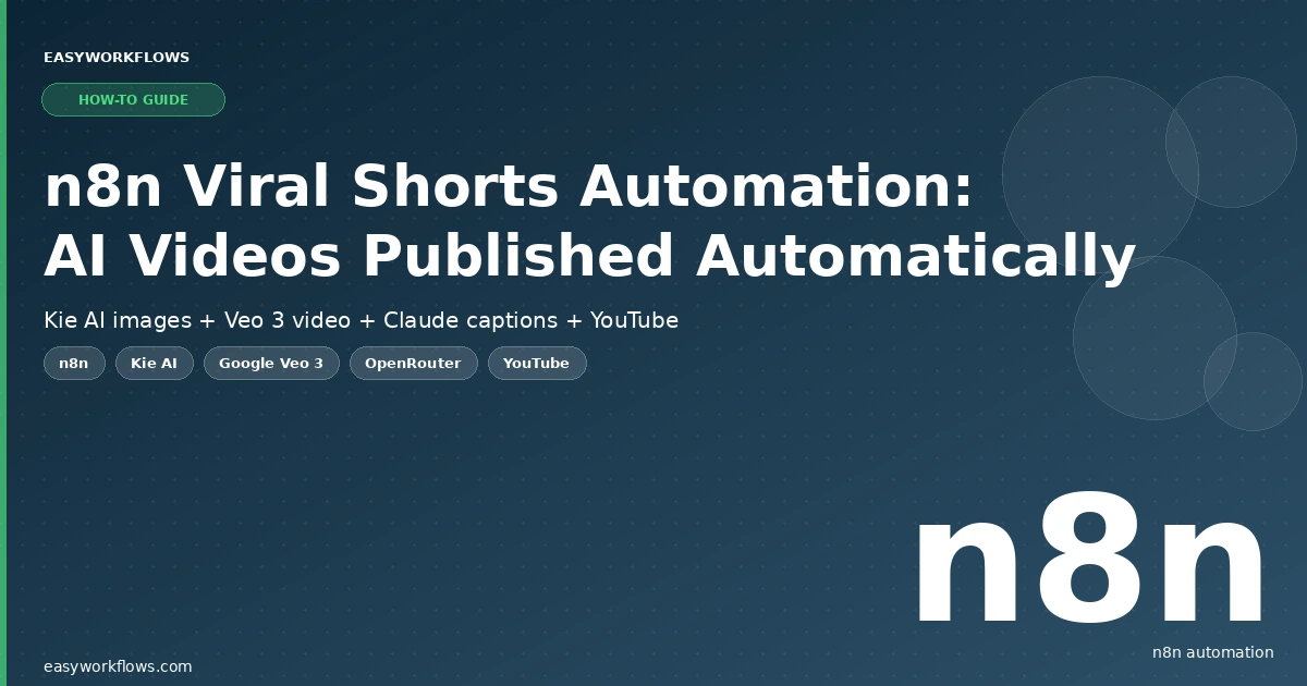 Viral shorts automation n8n workflow template