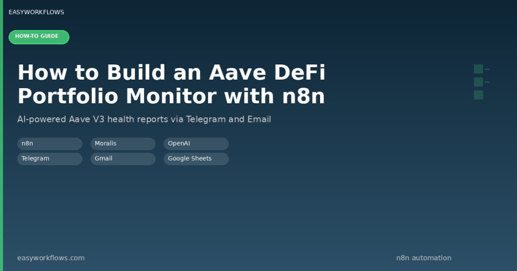 How to Build an Aave DeFi Portfolio Monitor with n8n and AI