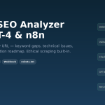How to Build an AI Blog SEO Analyzer with n8n and GPT-4 (Full Audit in Seconds)