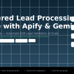 How to Build an AI Lead Processing Pipeline with Apify, Gemini & Google Sheets in n8n