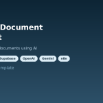 How to Build an AI Document Chatbot with n8n, Google Drive and Supabase