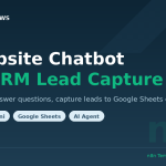 How to Build an AI Website Chatbot with CRM Lead Capture Using n8n