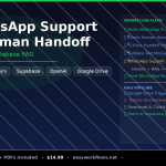 How to Build an AI WhatsApp Support Bot with Human Handoff Using n8n, Gemini & Supabase