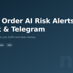 Shopify Order AI Risk Alerts to Slack and Telegram with n8n (Template Inside)