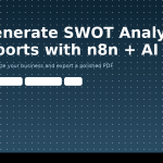 How to Auto-Generate SWOT Analysis PDF Reports with n8n and AI