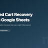 Shopify Abandoned Cart Recovery Tracker in Google Sheets (n8n)