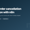 Shopify order cancellation automation with n8n