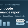 Shopify discount code performance report with n8n