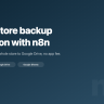 Shopify store backup automation with n8n (free and self-hosted)