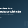 Shopify orders to a Notion database with n8n