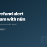 Shopify refund alert to Telegram with n8n