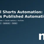 N8n viral shorts automation